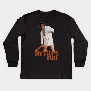 Shitters full - Cousin Eddie Kids Long Sleeve T-Shirt